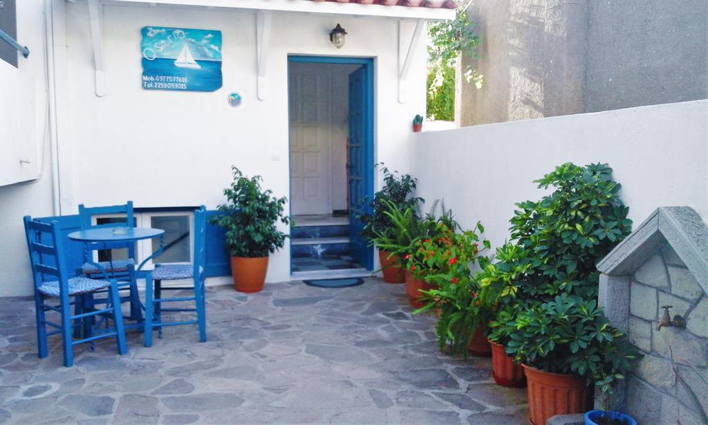 Ostria Eressos Rooms سكالا إيريسو المظهر الخارجي الصورة